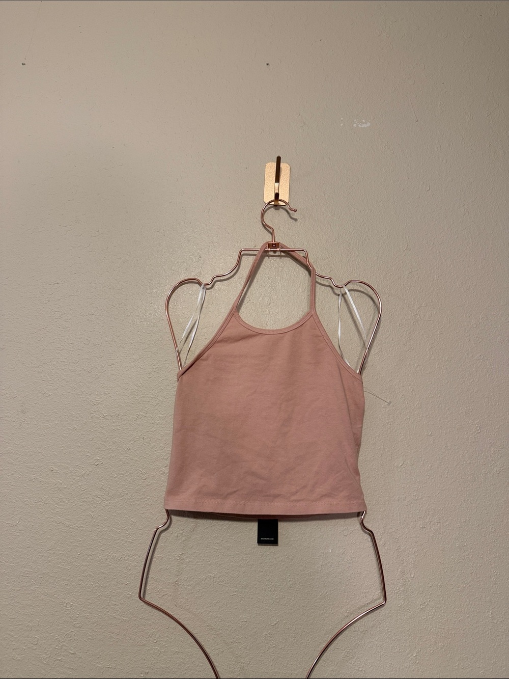 Monrow Halter Neck Crop Tank Top Size XS NWT